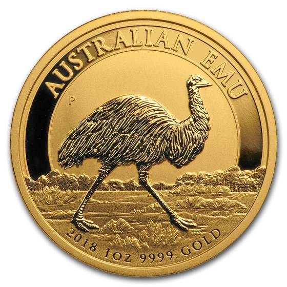 2018 Australia 1 oz Gold Emu BU 2018 Australia 1 oz Gold Emu BU